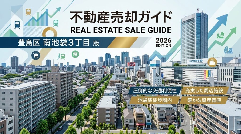 南池袋3丁目 不動産売却ガイド｜相場・税金・費用・流れ【2026年版】