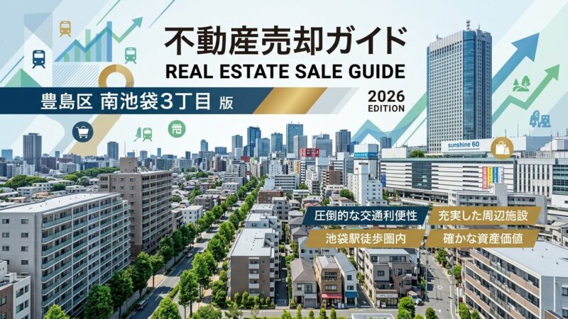 南池袋3丁目 不動産売却ガイド｜相場・税金・費用・流れ【2026年版】