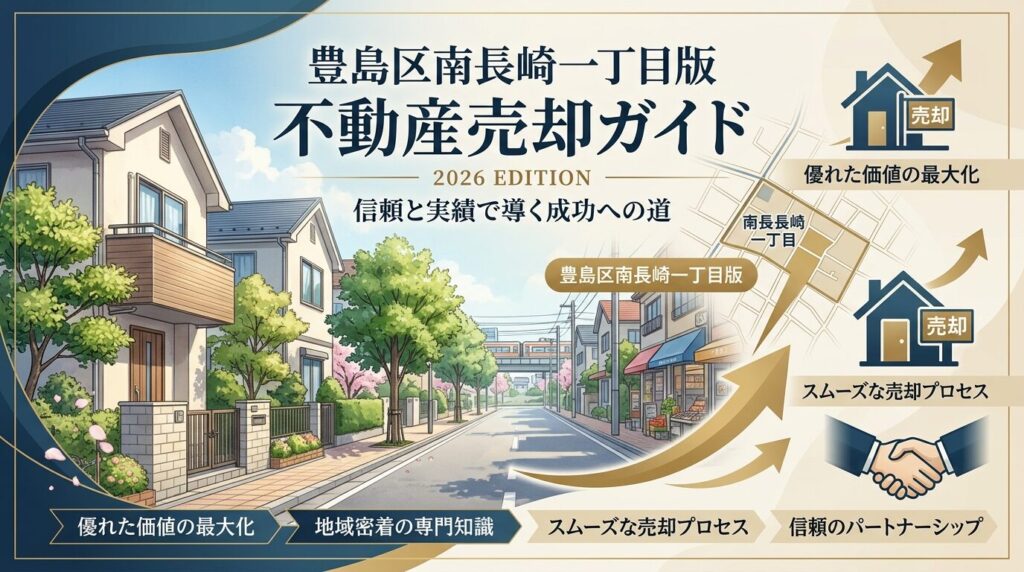 南長崎1丁目の不動産売却ガイド｜相場・税金・費用【2026年版】