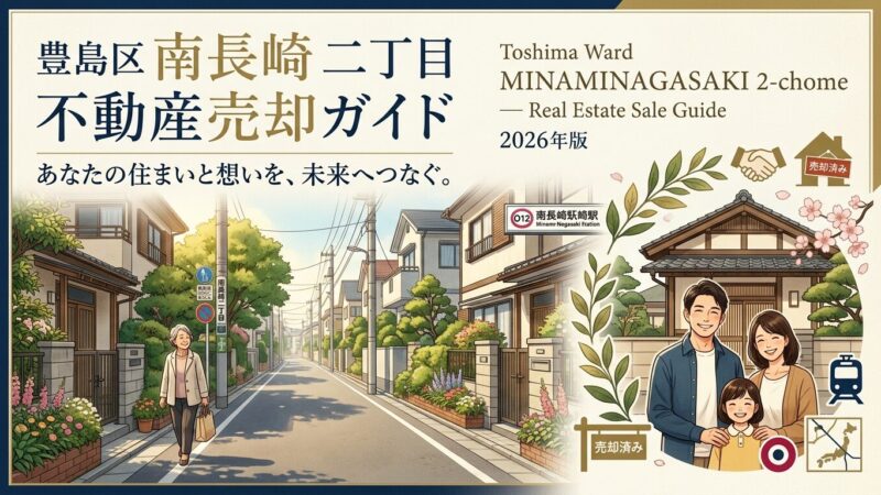 南長崎2丁目 不動産売却ガイド｜相場・税金・費用・流れ【2026年版】
