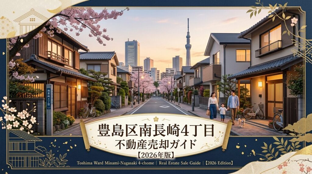 南長崎4丁目の不動産売却ガイド｜相場・税金・費用【2026年版】
