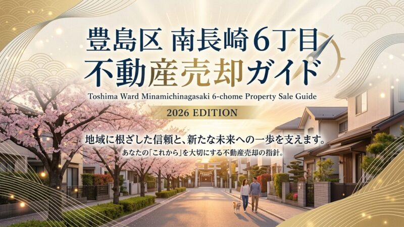 南長崎6丁目 不動産売却ガイド｜相場・税金・流れ【2026年版】