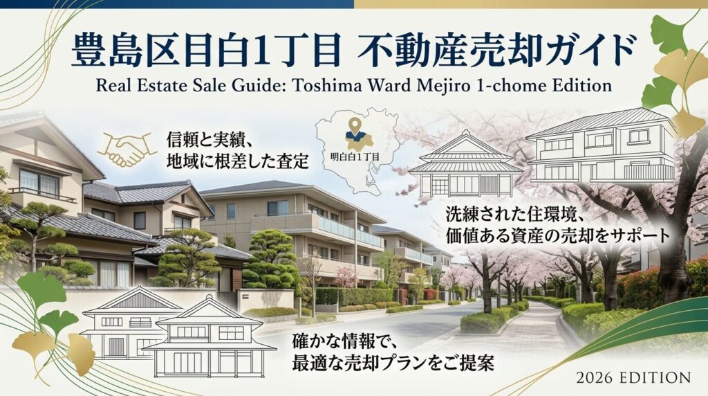 目白1丁目の不動産売却ガイド｜相場・税金・費用【2026年版】