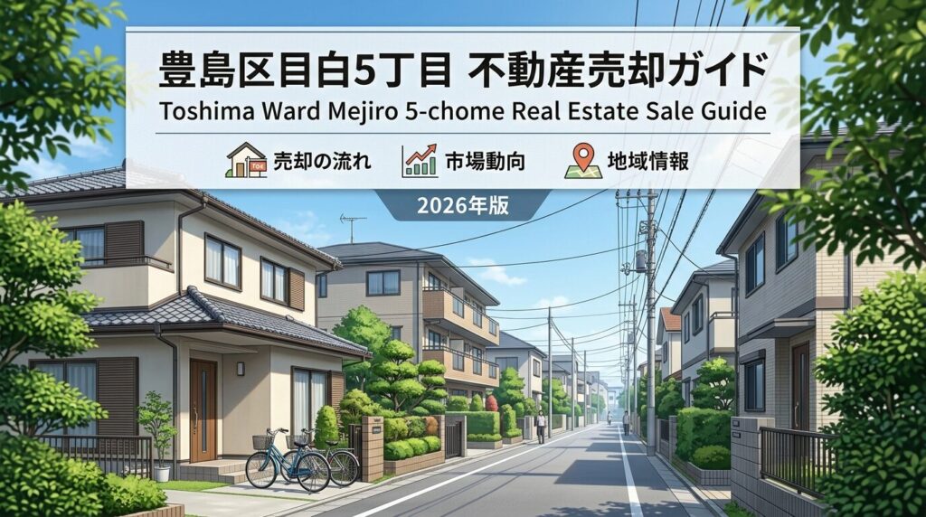 目白5丁目 不動産売却ガイド｜相場・税金・費用・流れ【2026年版】