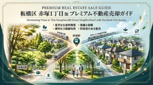 板橋区赤塚1丁目 不動産売却ガイド｜相場・税金・費用【2026年版】