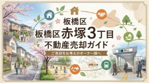 板橋区赤塚3丁目 不動産売却ガイド｜相場・税金・流れ【2026年版】