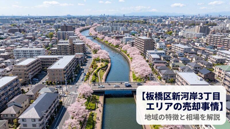 板橋区新河岸3丁目 不動産売却ガイド｜相場・税金・費用・流れ