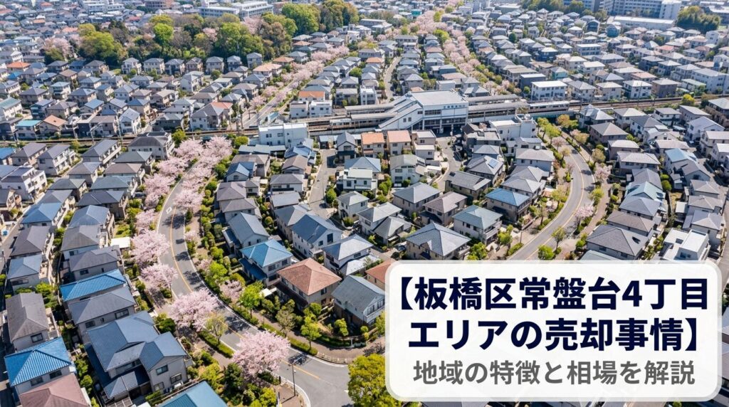 板橋区常盤台4丁目 不動産売却ガイド｜相場・税金・費用