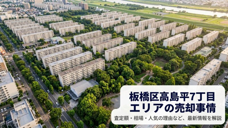 板橋区高島平7丁目 不動産売却ガイド｜相場・税金・費用・流れ