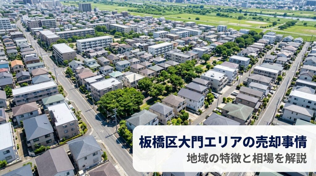 板橋区大門 不動産売却ガイド｜相場・税金・費用・流れ