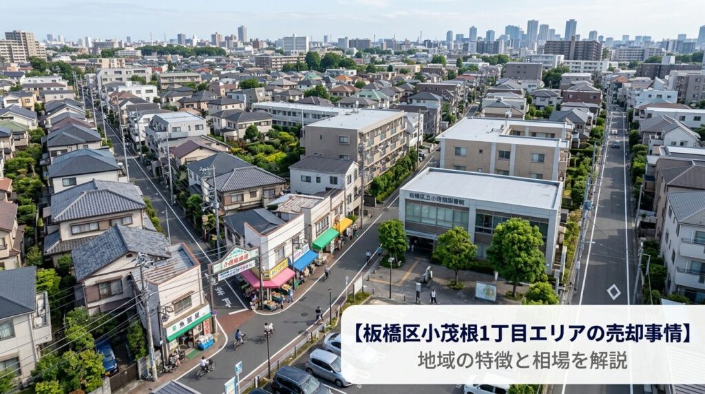 板橋区小茂根1丁目 不動産売却ガイド｜相場・税金・費用【2026年版】