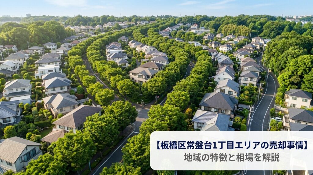 板橋区常盤台の不動産売却ガイド｜相場・税金・費用