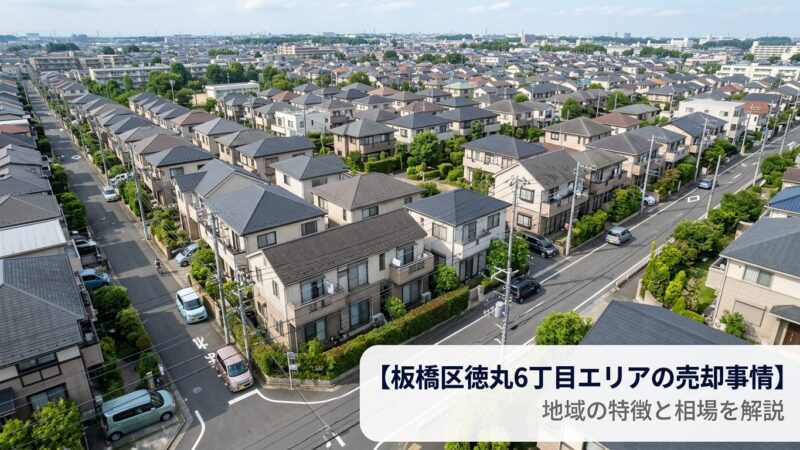 板橋区徳丸6丁目 不動産売却ガイド｜相場・税金・費用