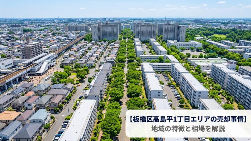 板橋区高島平の不動産売却ガイド｜相場・税金・費用