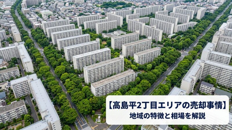 板橋区高島平2丁目 不動産売却ガイド｜相場・税金・費用・流れ