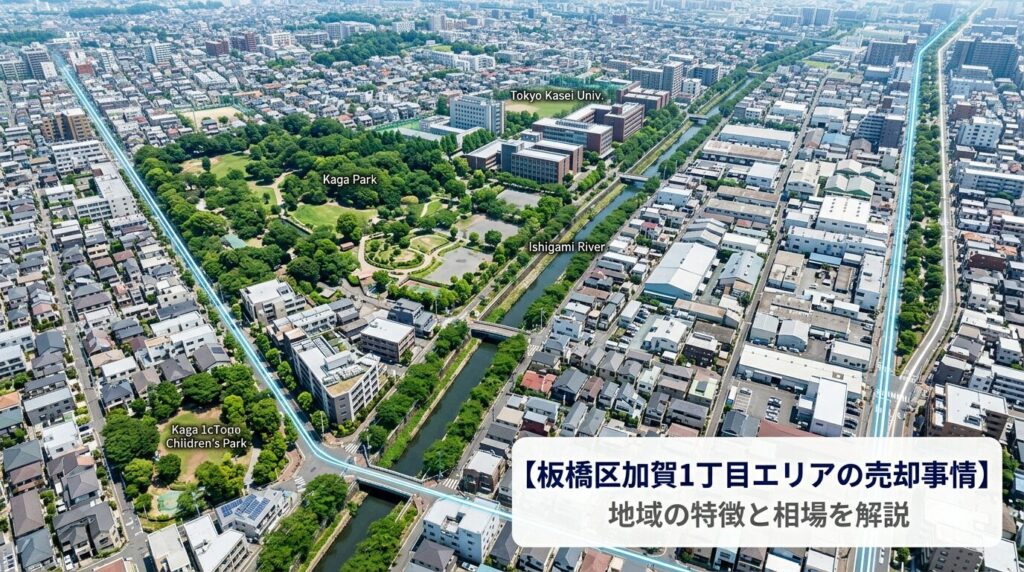 板橋区加賀の不動産売却ガイド｜相場・税金・費用・流れ
