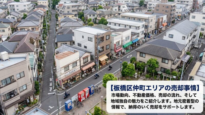 板橋区仲町の不動産売却ガイド｜相場・税金・費用・流れ
