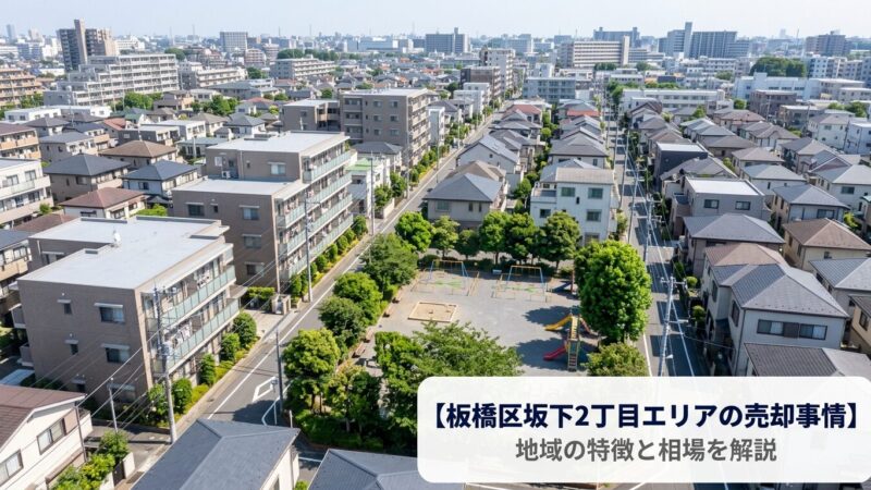 板橋区坂下2丁目 不動産売却ガイド｜相場・税金・費用