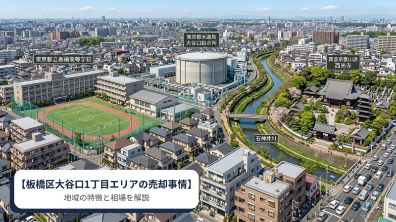 板橋区大谷口の不動産売却ガイド｜相場・税金・費用