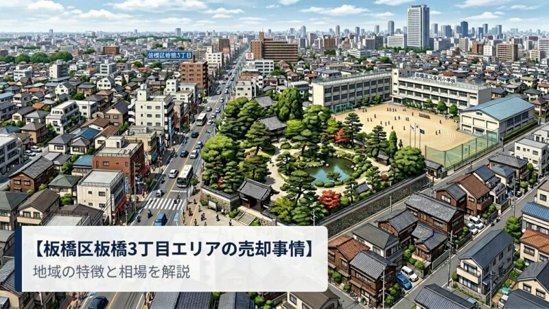 板橋区板橋3丁目 不動産売却ガイド｜相場・税金・費用・流れ