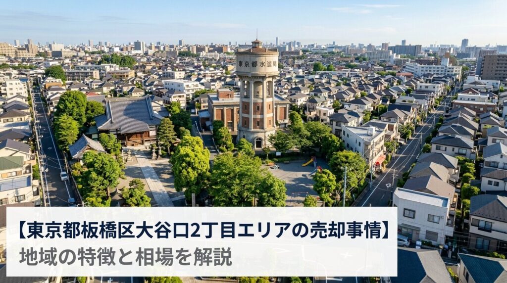板橋区大谷口の不動産売却ガイド｜相場・税金・費用・流れ【2026年版】