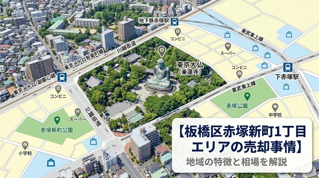 赤塚新町1丁目 不動産売却ガイド｜相場・税金・費用【2026年版】