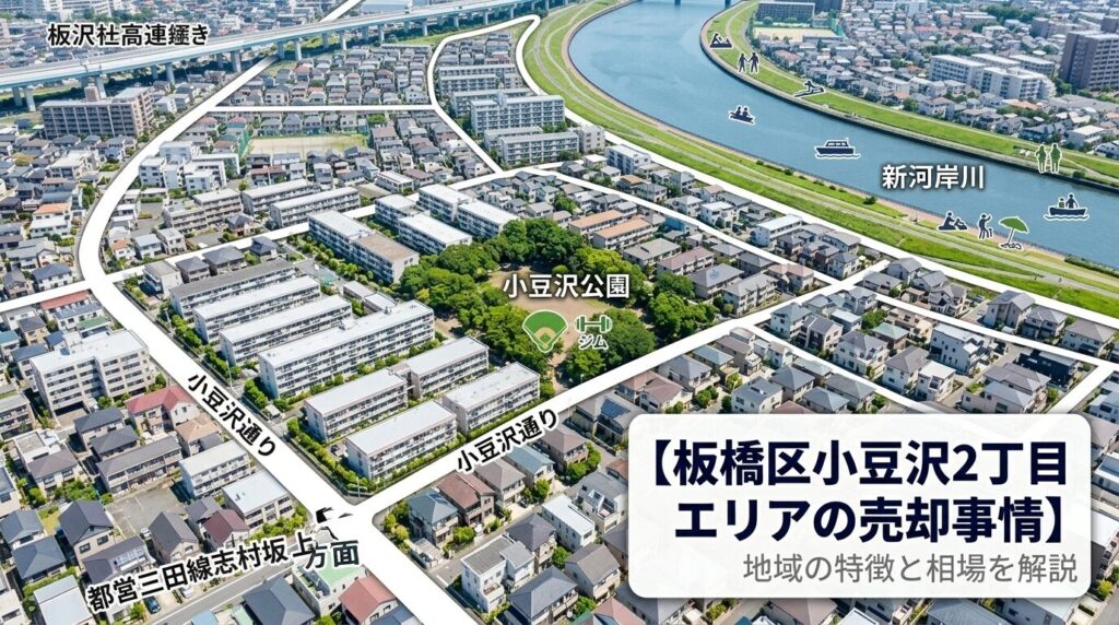 小豆沢2丁目 不動産売却ガイド｜相場・税金・費用【2026年版】