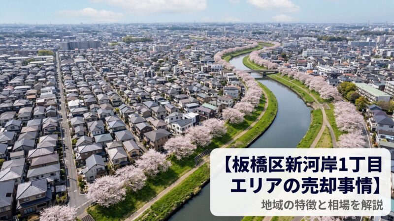 板橋区新河岸1丁目 不動産売却ガイド｜相場・税金・流れ