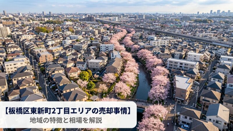 板橋区東新町の不動産売却ガイド｜相場・税金・費用・流れ【2026年版】