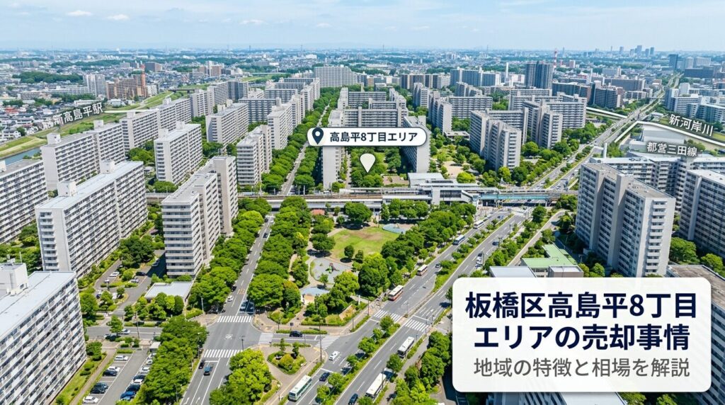 板橋区高島平8丁目 不動産売却ガイド｜相場・税金・費用・流れ
