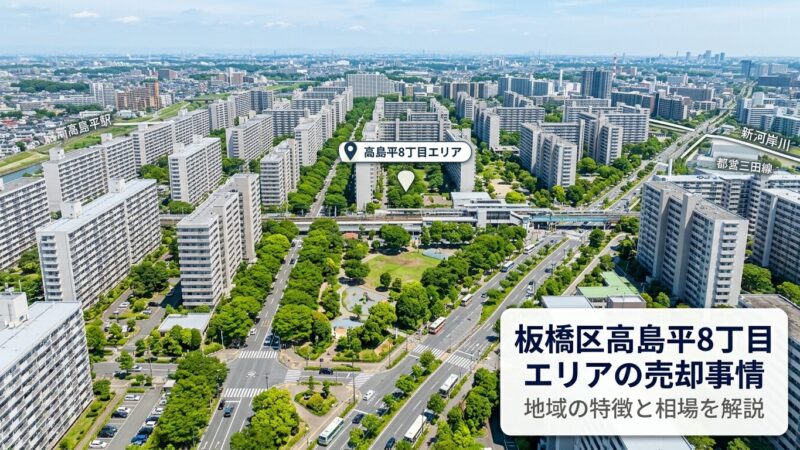 板橋区高島平8丁目 不動産売却ガイド｜相場・税金・費用・流れ