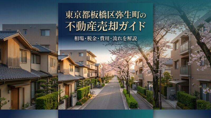 板橋区弥生町 不動産売却ガイド