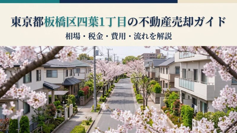 板橋区四葉1丁目 不動産売却ガイド