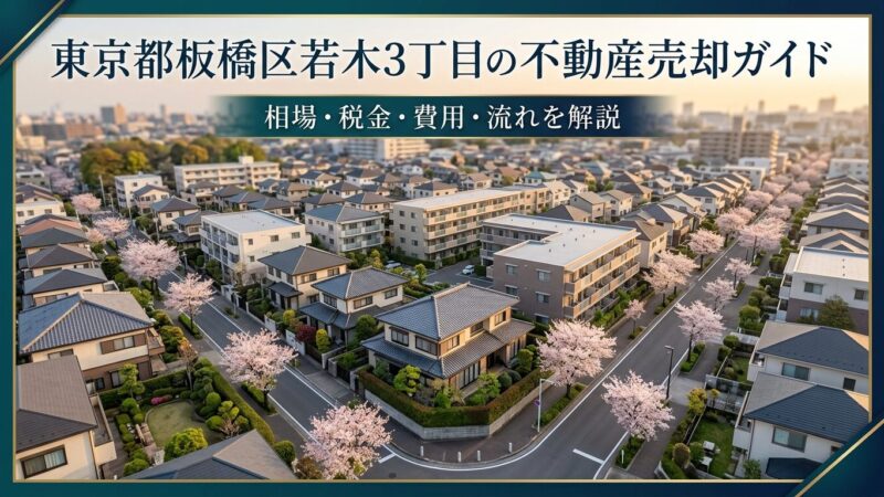 板橋区若木3丁目 不動産売却ガイド