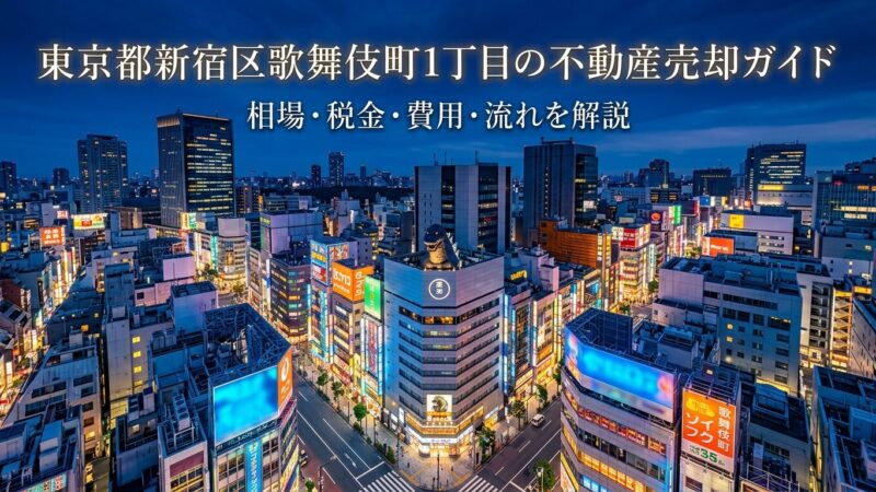 新宿区歌舞伎町1丁目 不動産売却ガイド