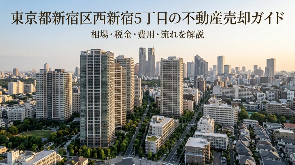 西新宿5丁目 不動産売却ガイド｜相場・税金・費用・流れ
