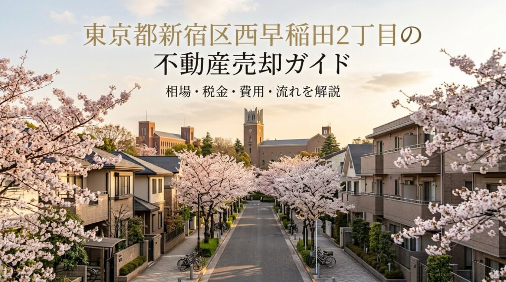 西早稲田2丁目 不動産売却ガイド