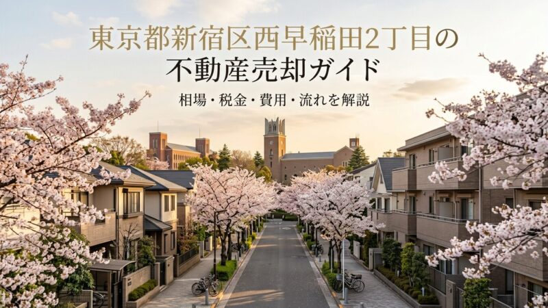 西早稲田2丁目 不動産売却ガイド