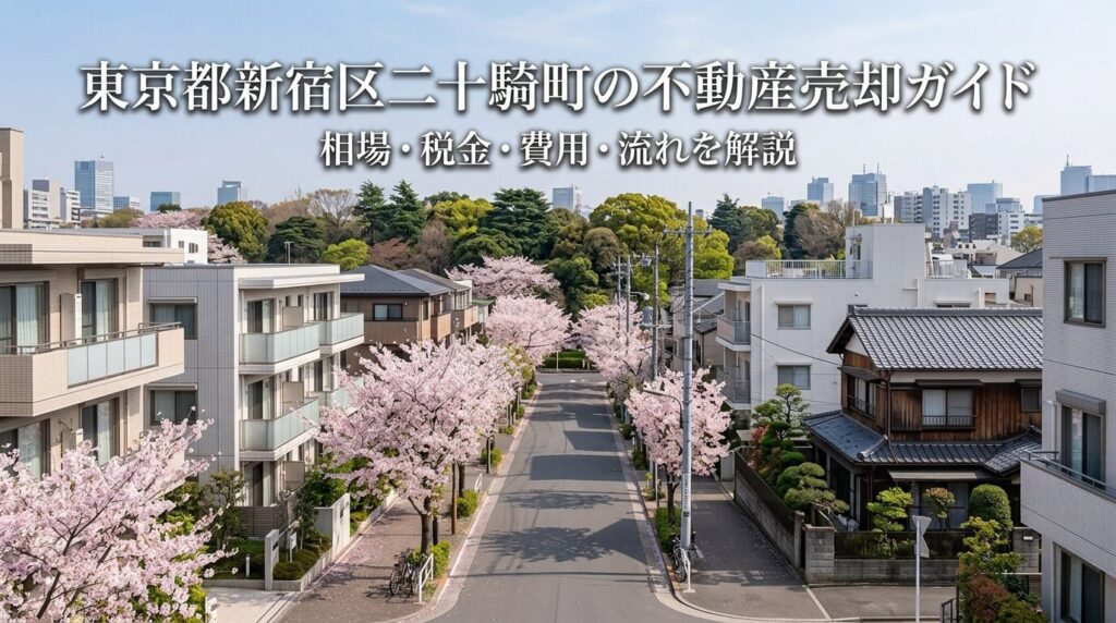 新宿区二十騎町 不動産売却ガイド｜相場・税金・流れ