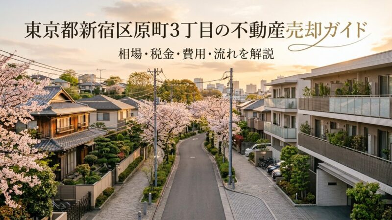 新宿区原町3丁目 不動産売却ガイド｜相場・税金・費用