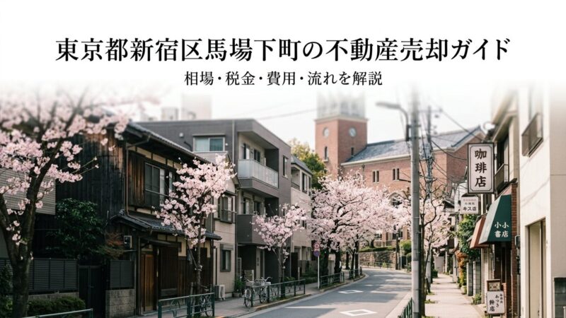 新宿区馬場下町 不動産売却ガイド｜相場・税金・費用・流れ
