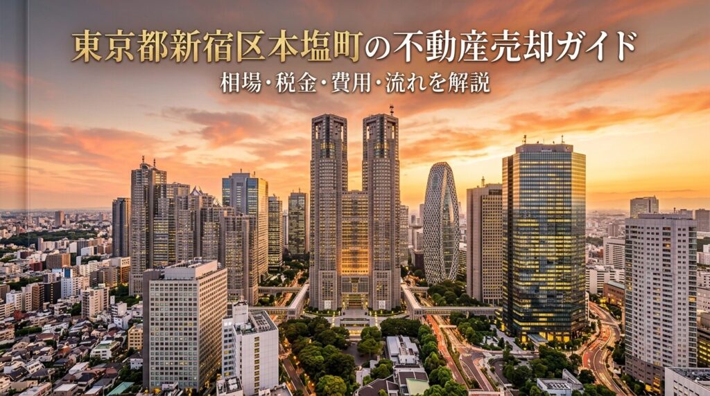 新宿区本塩町 不動産売却ガイド｜相場・税金・費用・流れ