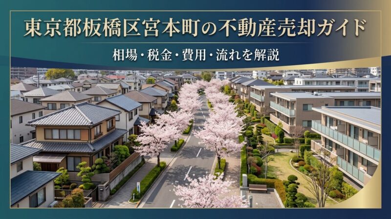 板橋区宮本町 不動産売却ガイド｜相場・税金・費用・流れ