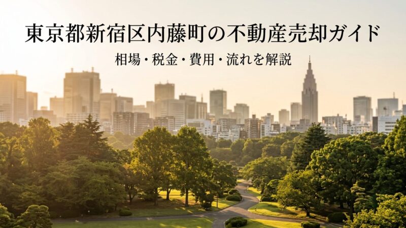 新宿区内藤町 不動産売却ガイド
