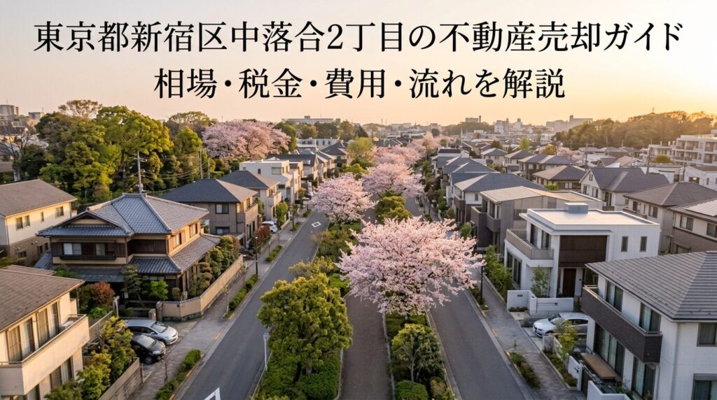 新宿区中落合2丁目 不動産売却ガイド｜相場・税金・流れ