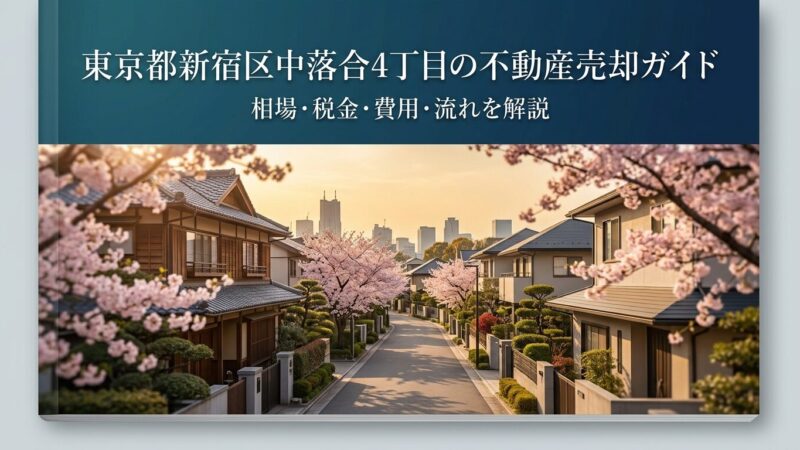 新宿区中落合4丁目 不動産売却ガイド｜相場・税金・費用