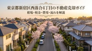 新宿区西落合4丁目 不動産売却ガイド｜相場・税金・流れ