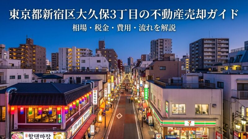 新宿区大久保3丁目 不動産売却ガイド