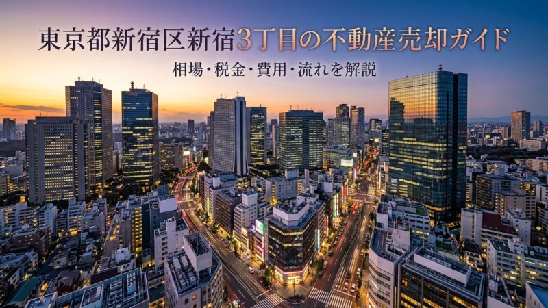 新宿区新宿3丁目 不動産売却ガイド