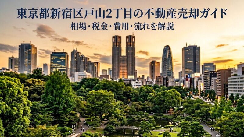 新宿区戸山2丁目 不動産売却ガイド｜相場・税金・費用